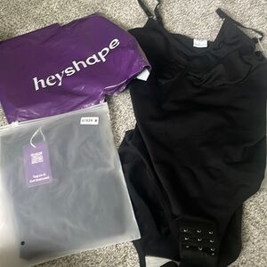 HeyShape body suit. 2 items new with tags. Black medium